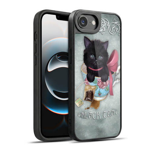 Ash Evans Black Cats Tea Gel Armour Case For Apple iPhone 16e / Apple iPhone 17e