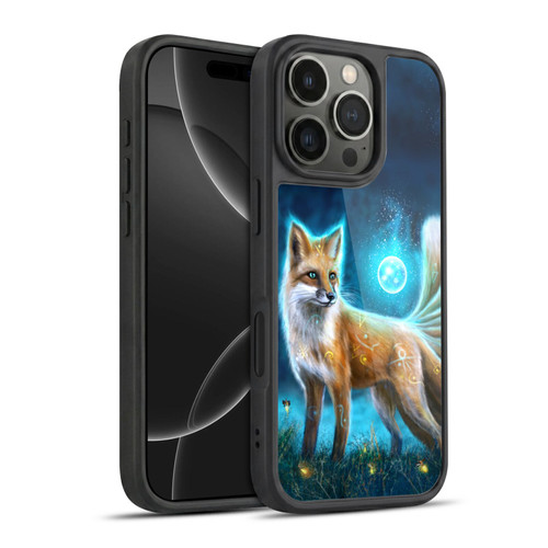 Anthony Christou Fantasy Art Magic Fox In Moonlight Gel Armour Case For Apple iPhone 16 Pro