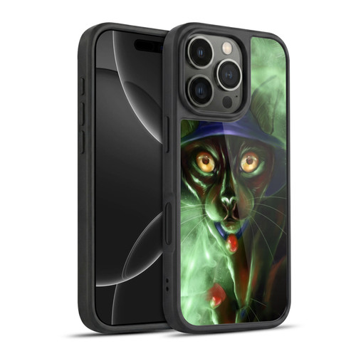 Ash Evans Black Cats Conjuring Magic Gel Armour Case For Apple iPhone 16 Pro