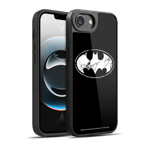 Batman DC Comics Logos Marble Gel Armour Case For Apple iPhone 16e / Apple iPhone 17e