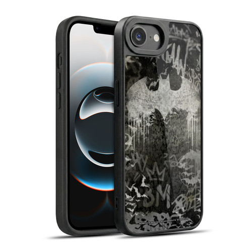 Batman DC Comics Vintage Fashion Graffiti Logo Gel Armour Case For Apple iPhone 16e / Apple iPhone 17e