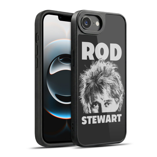 Rod Stewart Art Black And White Gel Armour Case For Apple iPhone 16e / Apple iPhone 17e