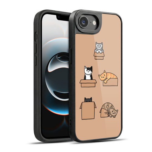 Beth Wilson Doodle Cats 2 Boxes Gel Armour Case For Apple iPhone 16e / Apple iPhone 17e