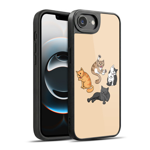Beth Wilson Doodle Cats 2 Washing Time Gel Armour Case For Apple iPhone 16e / Apple iPhone 17e