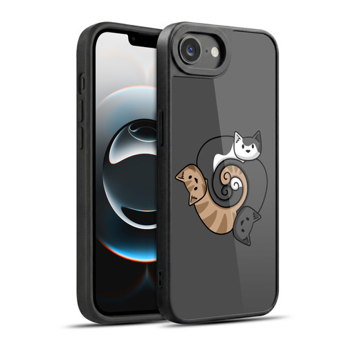 Beth Wilson Doodle Cats 2 Three Triskelion Gel Armour Case For Apple iPhone 16e / Apple iPhone 17e