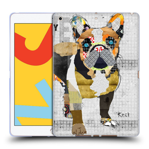 Michel Keck Dogs 4 French Bulldog Soft Gel Case for Apple iPad 10.2 2019/2020/2021