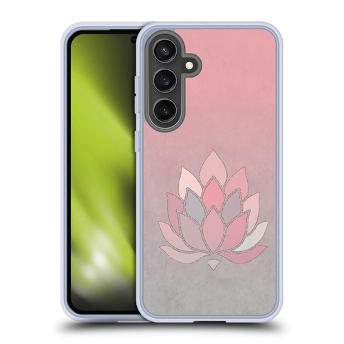LebensArt Pastels Lotus Soft Gel Case for Samsung Galaxy S24 FE & MagSafe