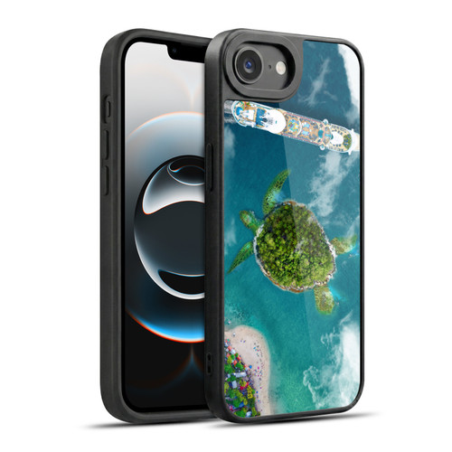 Dave Loblaw Sea Turtle And Cruiseship Gel Armour Case For Apple iPhone 16e / Apple iPhone 17e