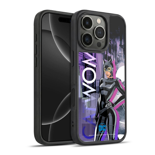 DC Women Core Compositions Catwoman Gel Armour Case For Apple iPhone 16 Pro