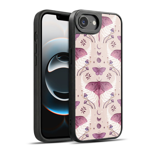 Episodic Drawing Art Emerald Pink Pattern Gel Armour Case For Apple iPhone 16e / Apple iPhone 17e