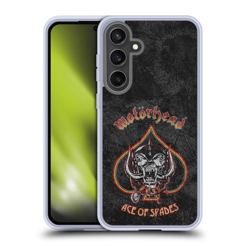 Motorhead Key Art Ace Of Spades Vintage Soft Gel Case for Samsung Galaxy S24 FE & MagSafe