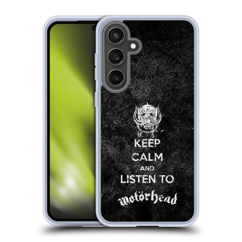 Motorhead Key Art Keep Calm Soft Gel Case for Samsung Galaxy S24 FE & MagSafe