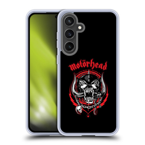 Motorhead Logo Everything Louder Than Everything Else Soft Gel Case for Samsung Galaxy S24 FE & MagSafe