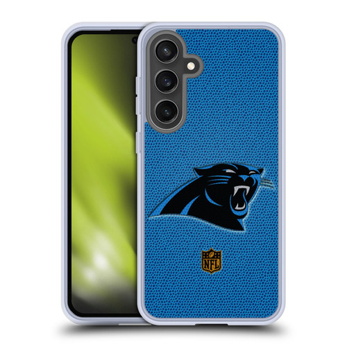 NFL Carolina Panthers Logo Football Soft Gel Case for Samsung Galaxy S24 FE & MagSafe