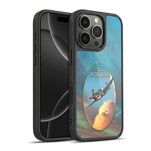 Larry Grossman Retro Collection P-40 Warhawk Flying Tiger Gel Armour Case For Apple iPhone 16 Pro