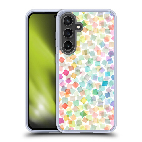 Ninola Mix Patterns Confetti Plaids Soft Gel Case for Samsung Galaxy S24 FE & MagSafe