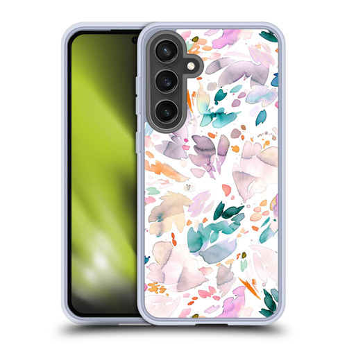 Ninola Pattern Abstract Petals Soft Gel Case for Samsung Galaxy S24 FE & MagSafe