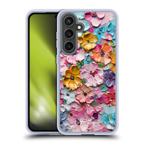 Nature Magick Paint Blobs Pretty Soft Gel Case for Samsung Galaxy S24 FE & MagSafe