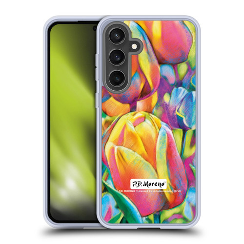 P.D. Moreno Assorted Design Tulips Soft Gel Case for Samsung Galaxy S24 FE & MagSafe