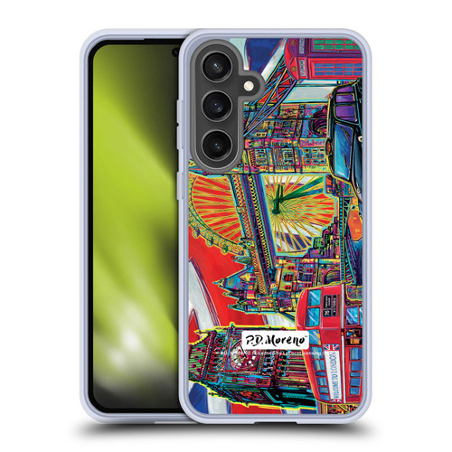 P.D. Moreno Cities London 1 Soft Gel Case for Samsung Galaxy S24 FE & MagSafe