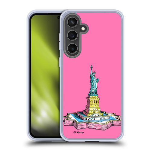 P.D. Moreno City Sketches New York Soft Gel Case for Samsung Galaxy S24 FE & MagSafe
