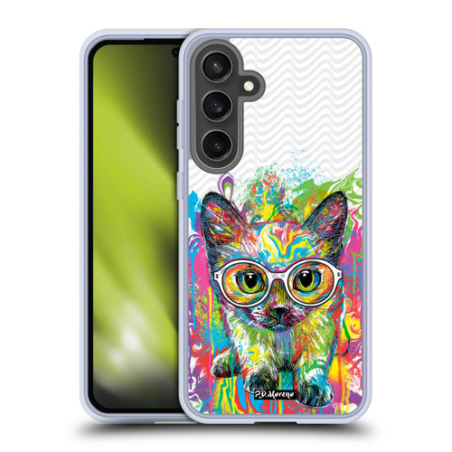 P.D. Moreno Drip Art Cats And Dogs Kitten Colourful Soft Gel Case for Samsung Galaxy S24 FE & MagSafe