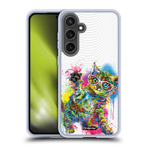 P.D. Moreno Drip Art Cats And Dogs Kitten Paw Soft Gel Case for Samsung Galaxy S24 FE & MagSafe