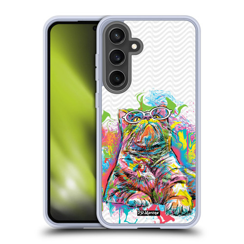P.D. Moreno Drip Art Cats And Dogs Kitten Up Soft Gel Case for Samsung Galaxy S24 FE & MagSafe