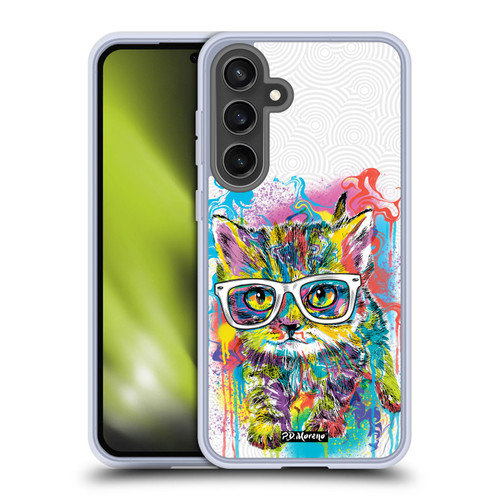 P.D. Moreno Drip Art Cats And Dogs Kitten Walk Soft Gel Case for Samsung Galaxy S24 FE & MagSafe