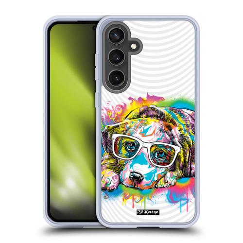 P.D. Moreno Drip Art Cats And Dogs Labrador Soft Gel Case for Samsung Galaxy S24 FE & MagSafe