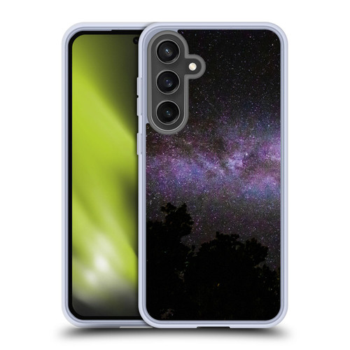 Patrik Lovrin Night Sky Milky Way With Trees Soft Gel Case for Samsung Galaxy S24 FE & MagSafe