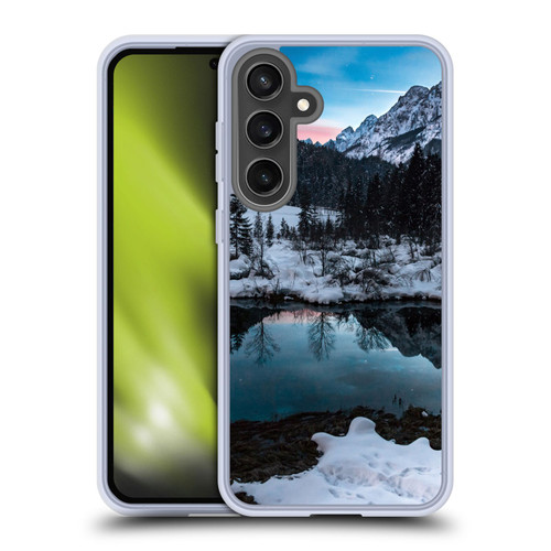 Patrik Lovrin Night Sky Zelenci Springs At Dusk Soft Gel Case for Samsung Galaxy S24 FE & MagSafe