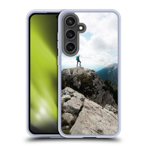 Patrik Lovrin Wanderlust Looking Over New Adventures Soft Gel Case for Samsung Galaxy S24 FE & MagSafe