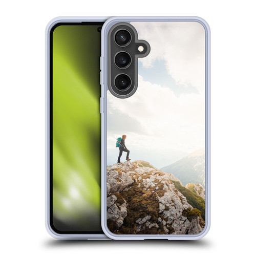 Patrik Lovrin Wanderlust Mountain Wanderer Soft Gel Case for Samsung Galaxy S24 FE & MagSafe
