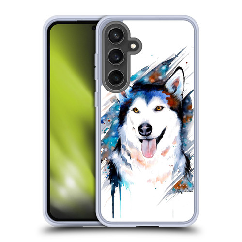 Pixie Cold Animals Husky Soft Gel Case for Samsung Galaxy S24 FE & MagSafe