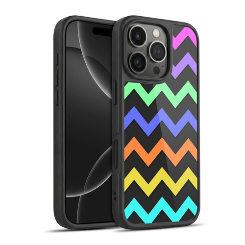 PLdesign Geometric Zigzag Gel Armour Case For Apple iPhone 16 Pro
