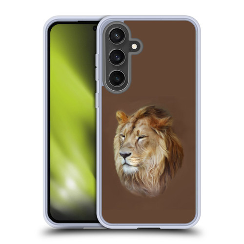 Simone Gatterwe Wildlife Lion Soft Gel Case for Samsung Galaxy S24 FE & MagSafe
