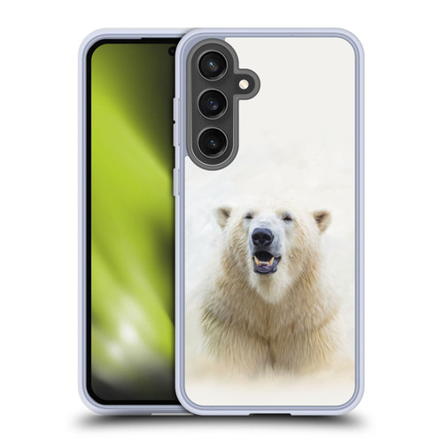 Simone Gatterwe Wildlife Polar Ear Soft Gel Case for Samsung Galaxy S24 FE & MagSafe