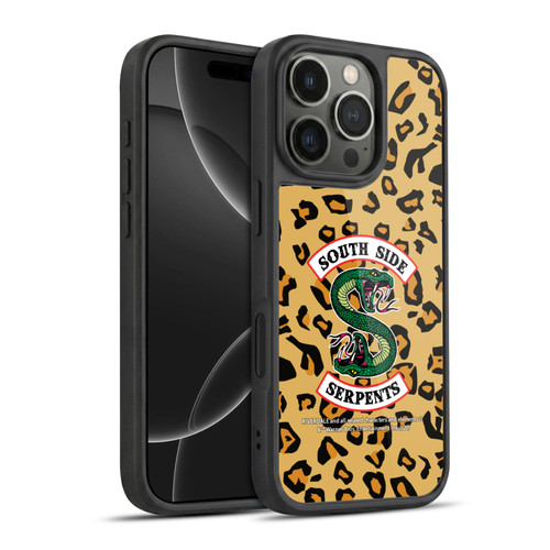 Riverdale South Side Serpents Leopard Logo Gel Armour Case For Apple iPhone 16 Pro