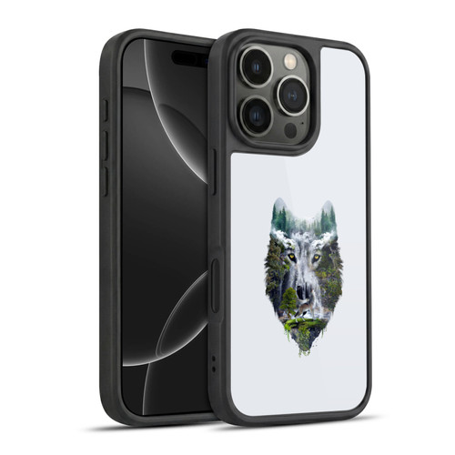 Riza Peker Animal Abstract Wolf Nature Gel Armour Case For Apple iPhone 16 Pro