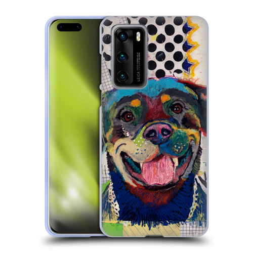 Michel Keck Dogs Rottweiler Soft Gel Case for Huawei P40 5G