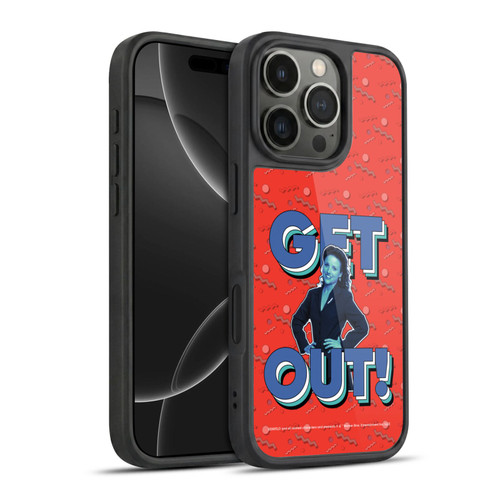 Seinfeld Graphics Get Out! Gel Armour Case For Apple iPhone 16 Pro
