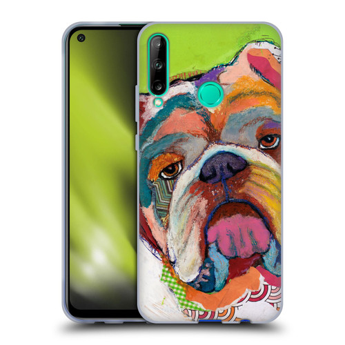 Michel Keck Dogs Bulldog Soft Gel Case for Huawei P40 lite E