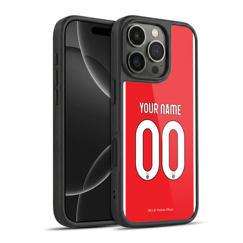 Custom Customised Personalised S.L. Benfica 2021/22 Kit Home Gel Armour Case For Apple iPhone 16 Pro