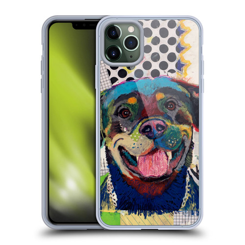 Michel Keck Dogs Rottweiler Soft Gel Case for Apple iPhone 11 Pro Max