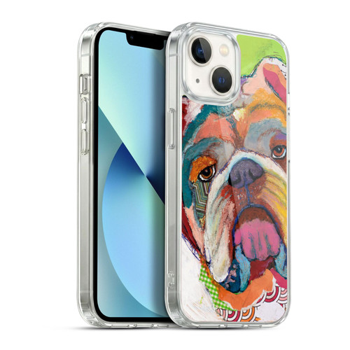 Michel Keck Dogs Bulldog Soft Gel Case for Apple iPhone 13
