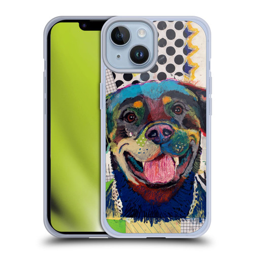 Michel Keck Dogs Rottweiler Soft Gel Case for Apple iPhone 14