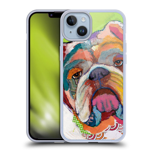 Michel Keck Dogs Bulldog Soft Gel Case for Apple iPhone 14 Plus
