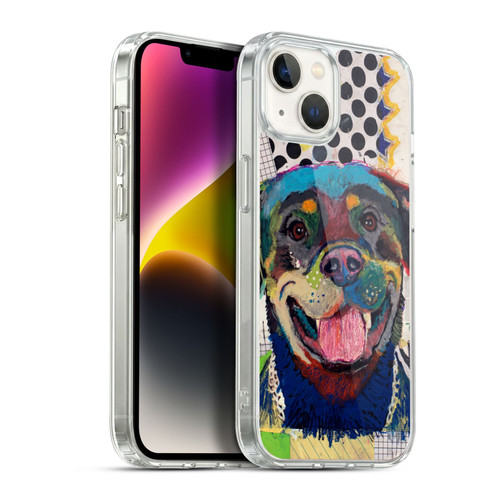 Michel Keck Dogs Rottweiler Soft Gel Case for Apple iPhone 14 Plus & MagSafe