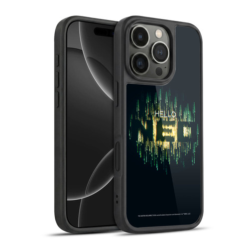 The Matrix Resurrections Key Art Hello Neo Gel Armour Case For Apple iPhone 16 Pro